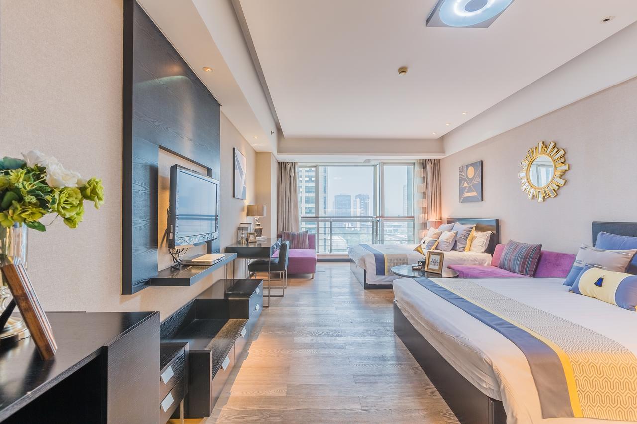 Binjiang Starlight Public Pavilion Hotel Apartment Hangzhou Esterno foto