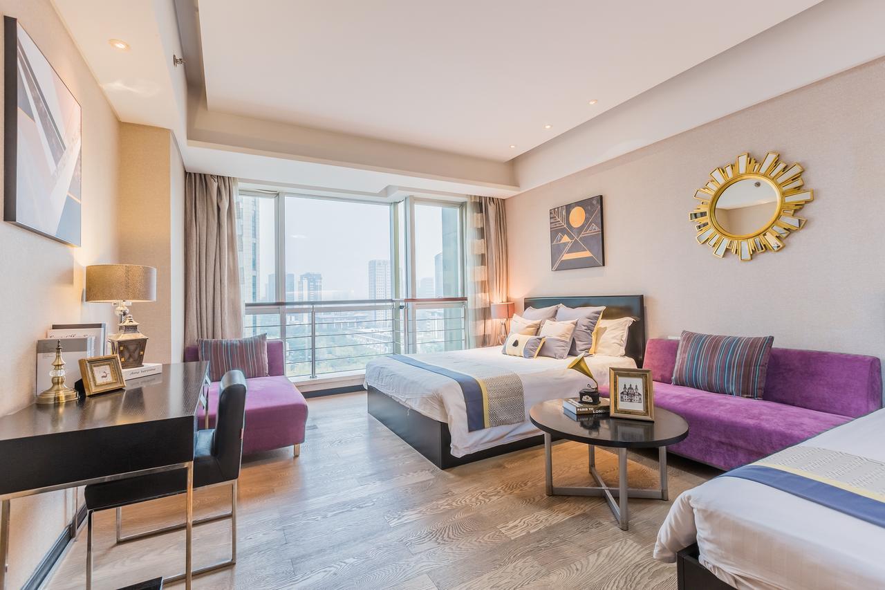 Binjiang Starlight Public Pavilion Hotel Apartment Hangzhou Esterno foto