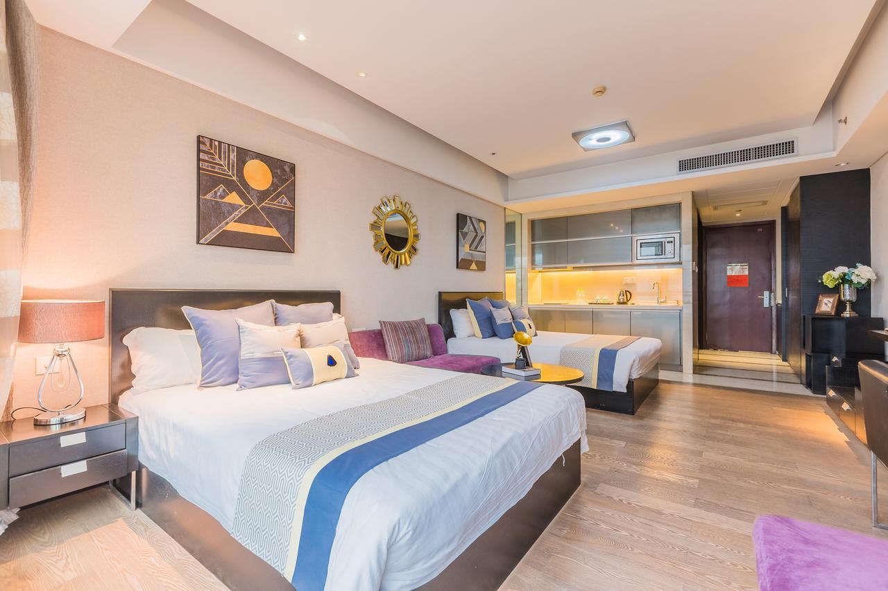 Binjiang Starlight Public Pavilion Hotel Apartment Hangzhou Esterno foto