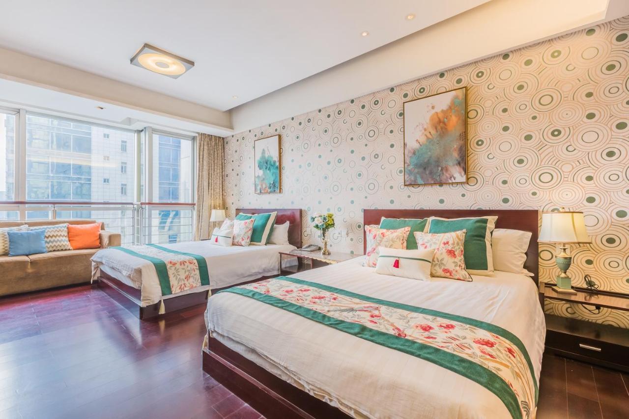 Binjiang Starlight Public Pavilion Hotel Apartment Hangzhou Esterno foto