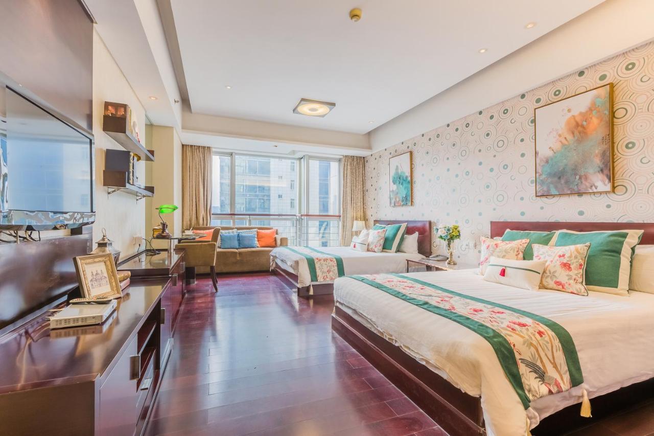 Binjiang Starlight Public Pavilion Hotel Apartment Hangzhou Esterno foto