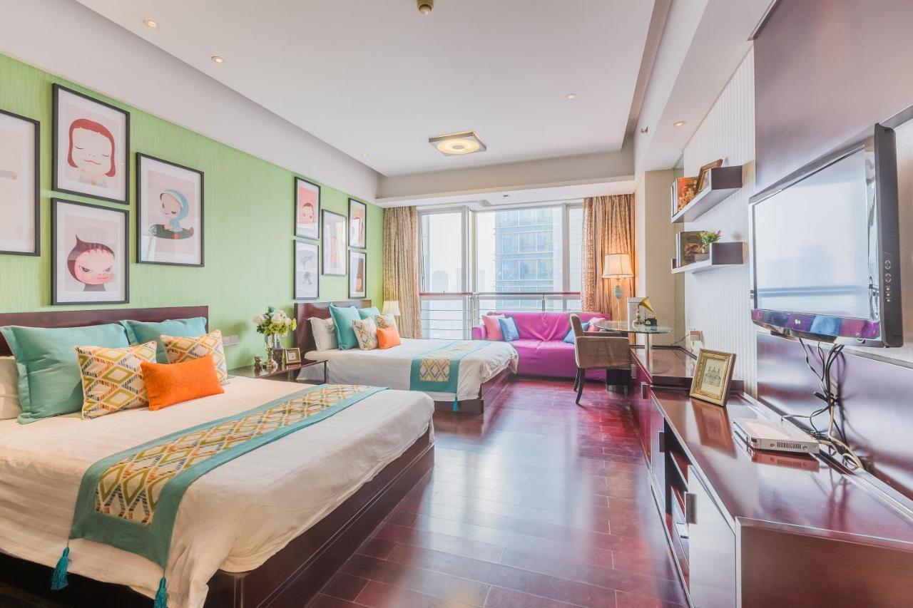 Binjiang Starlight Public Pavilion Hotel Apartment Hangzhou Esterno foto