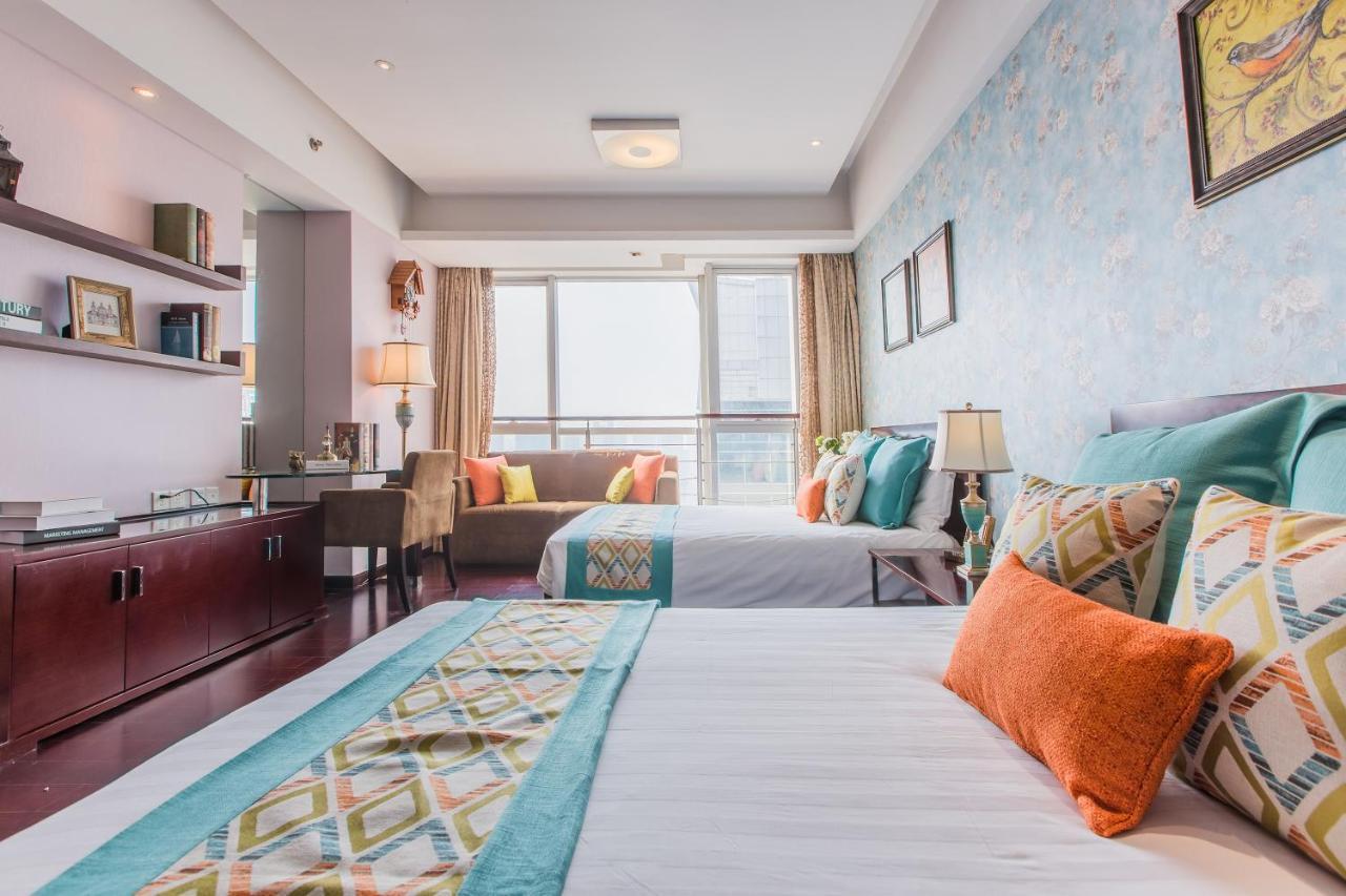 Binjiang Starlight Public Pavilion Hotel Apartment Hangzhou Esterno foto