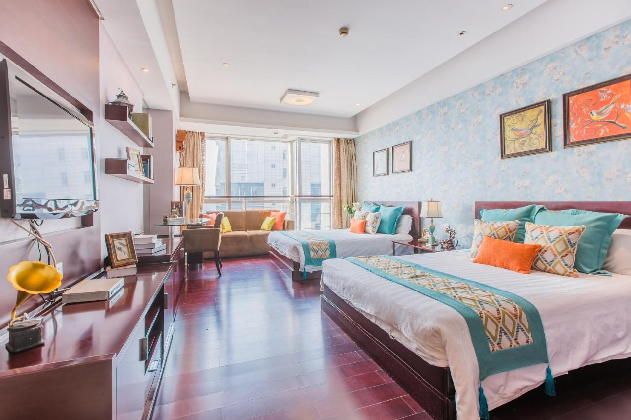 Binjiang Starlight Public Pavilion Hotel Apartment Hangzhou Esterno foto